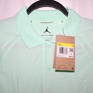 Jordan Light Green Dri-FIT Polo Shirt